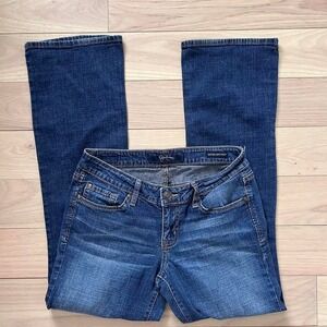 Vintage y2k Jessica Simpson Low Rise Bootcut Jean womens s Sz 28 Short cowgirl